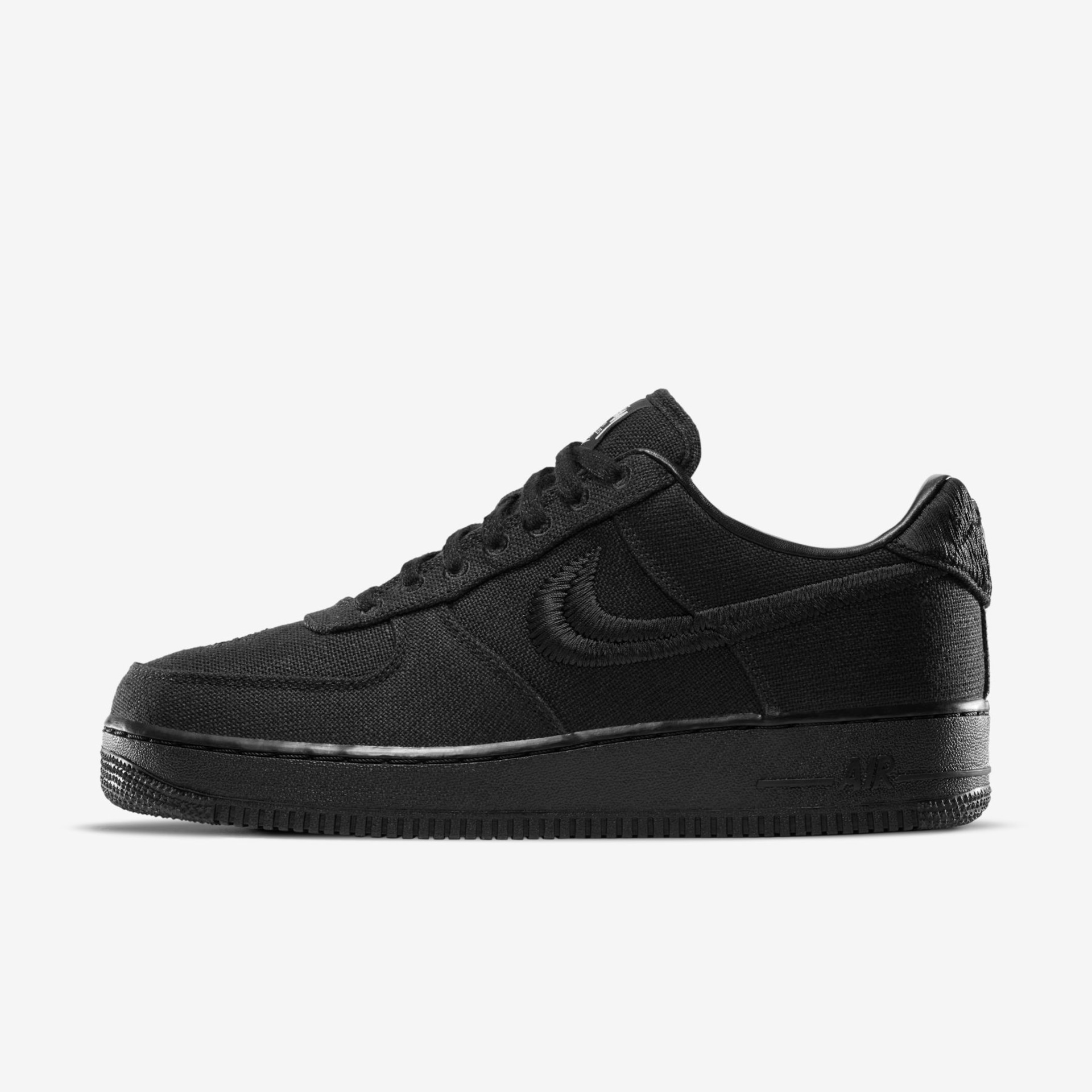 Stussy x Air Force 1 Low PS 'Triple Black'