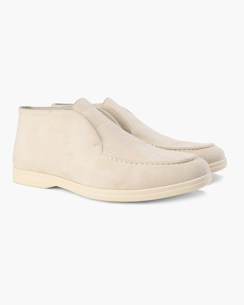 Old Money High Suede Loafers Frivor