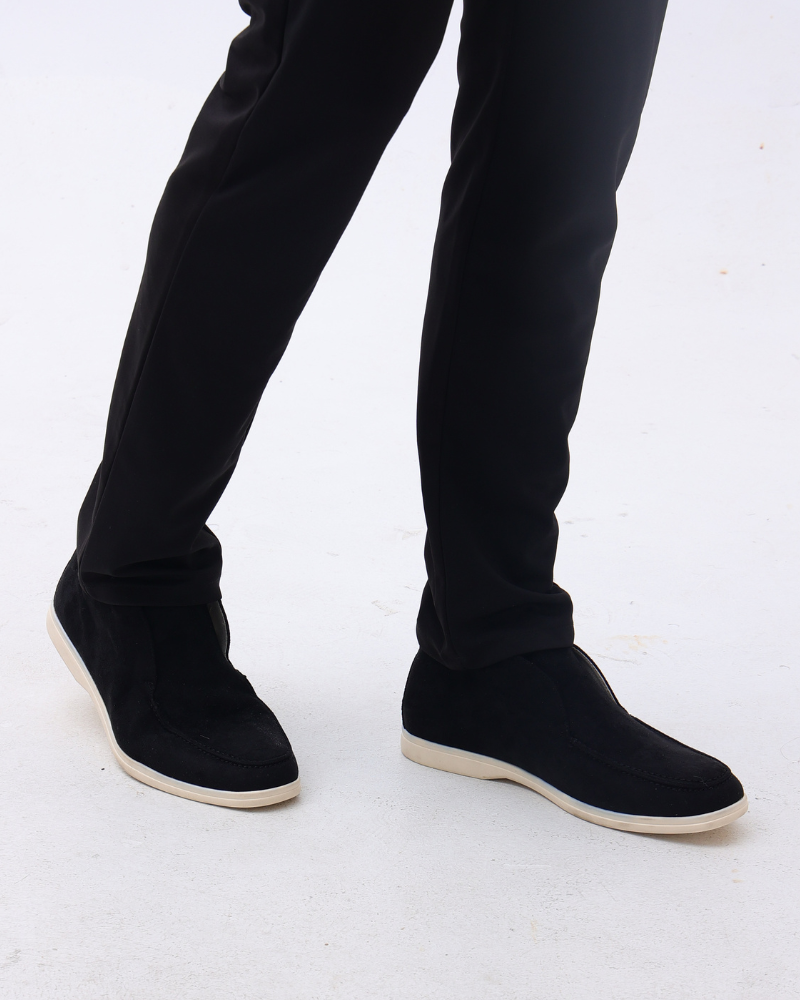 Old Money High Suede Loafers Frivor
