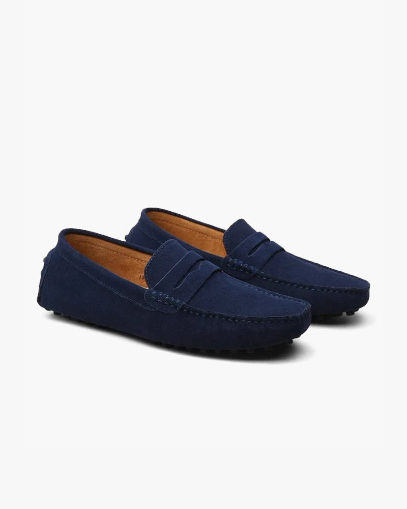 Suede Driver Loafers Frivor