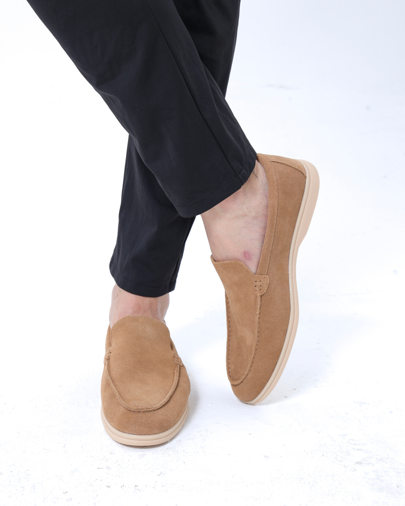 Old Money Premium Suede Loafers Frivor