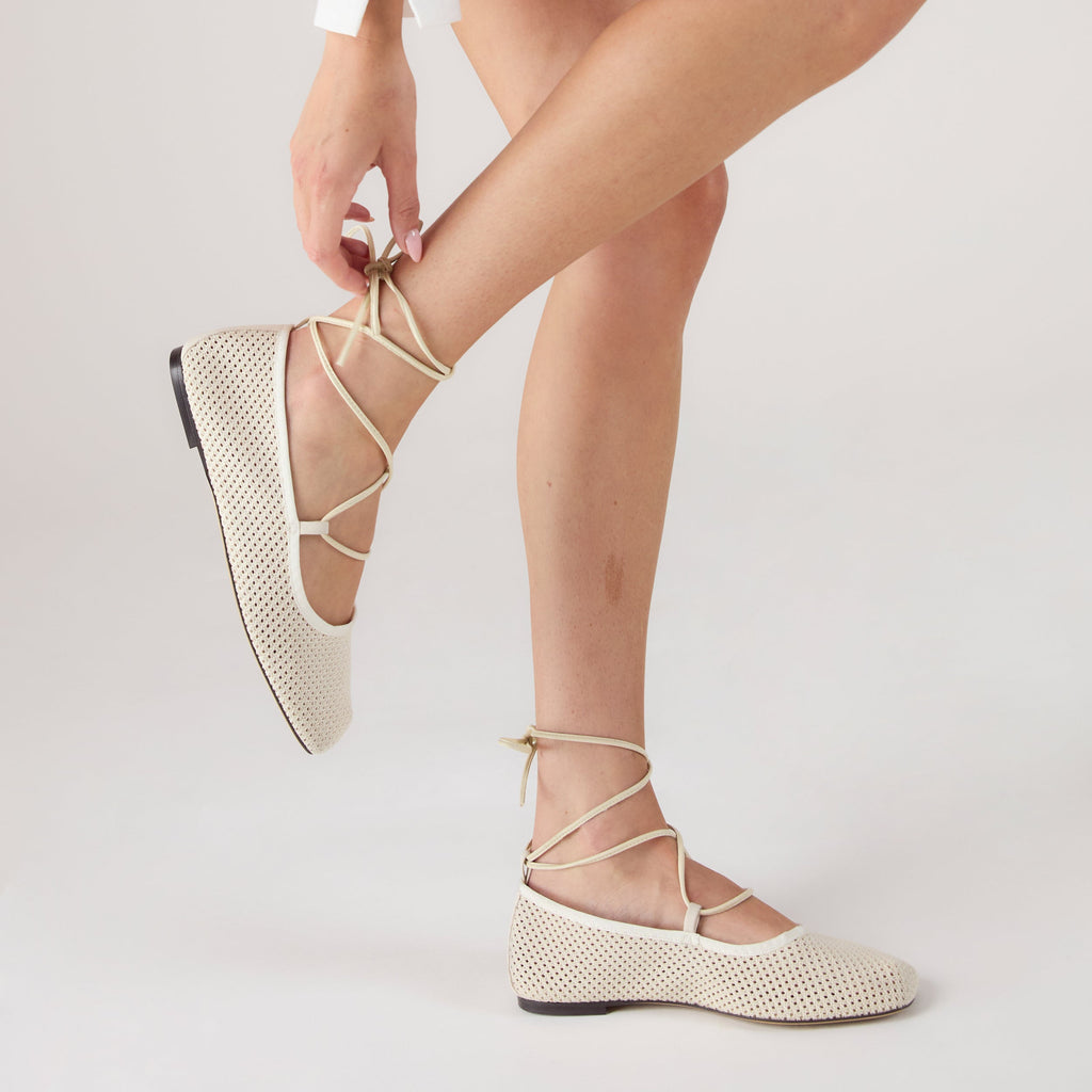 Athena Ballet Flats - Off White