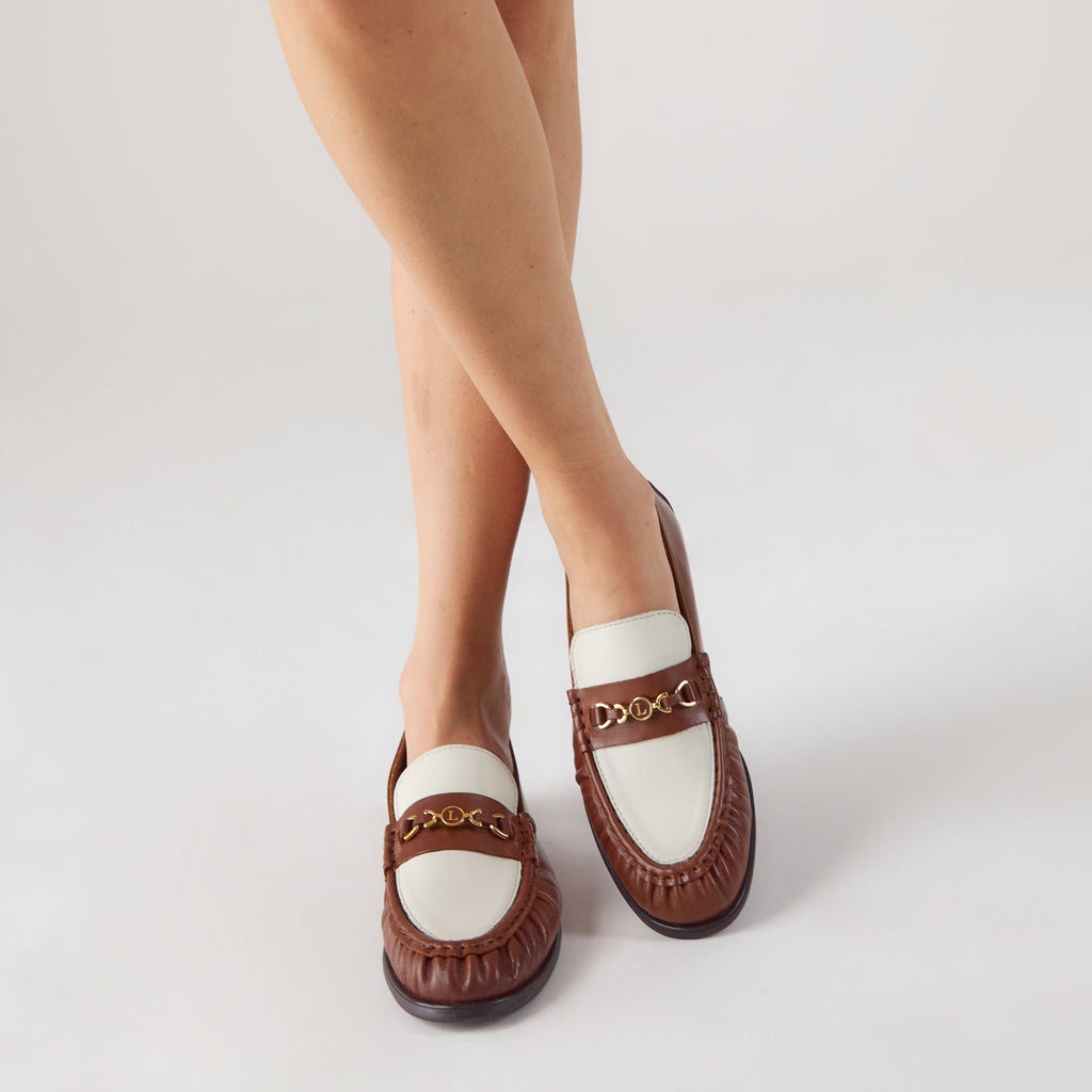 Agnes Loafers - Tan/Cream