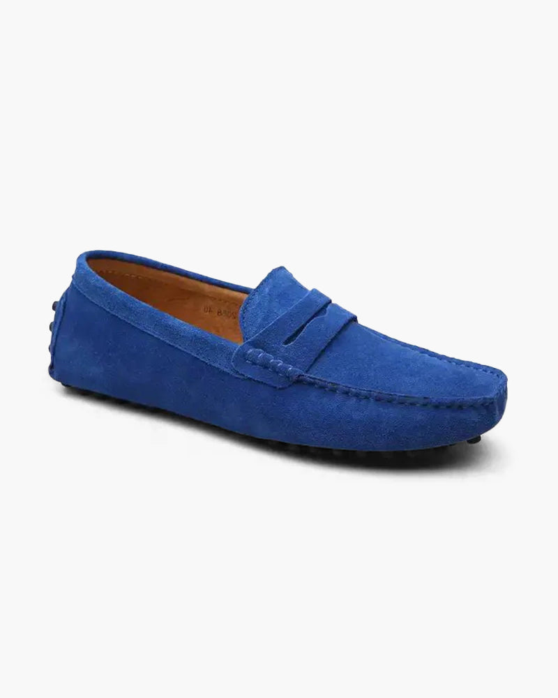Suede Driver Loafers Frivor