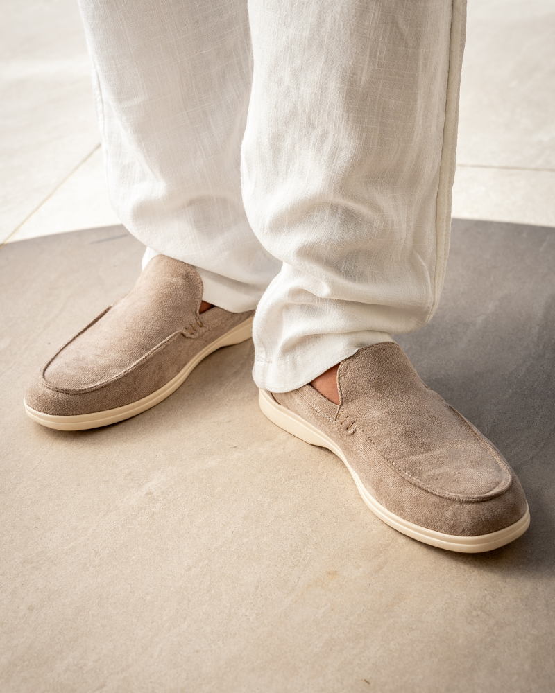 Old Money Suede Loafers Frivor