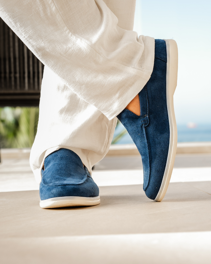 Old Money Suede Loafers Frivor