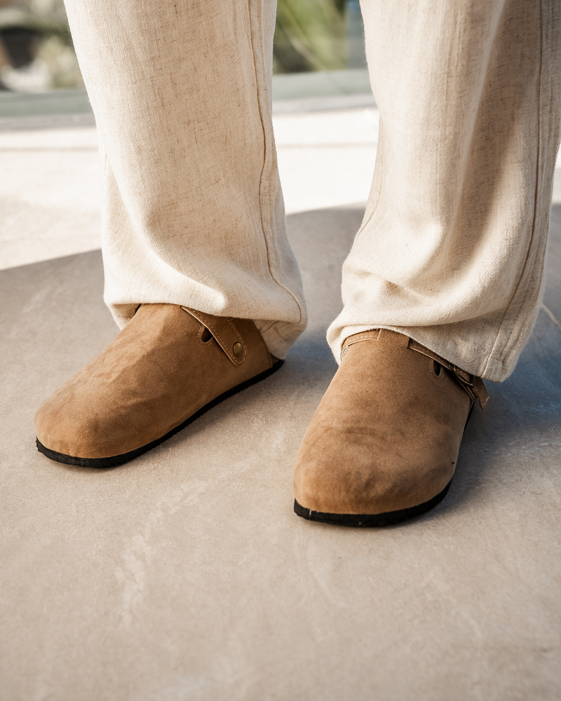 Old Money Suede Clogs Frivor