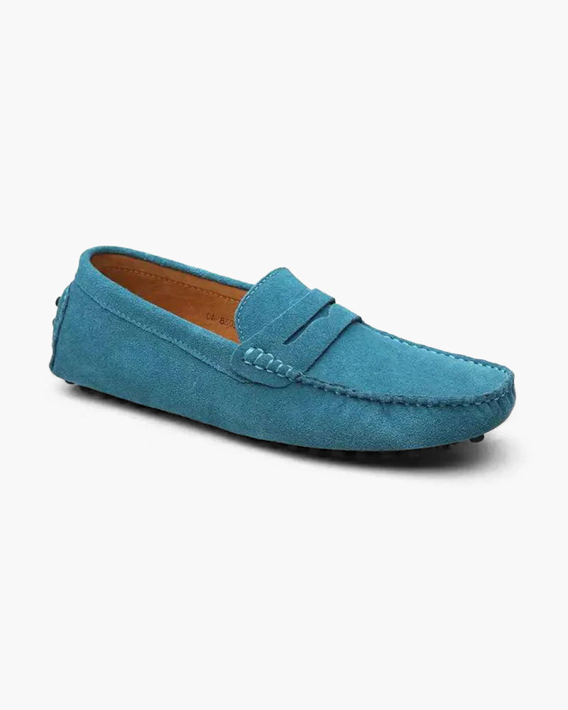 Suede Driver Loafers Frivor