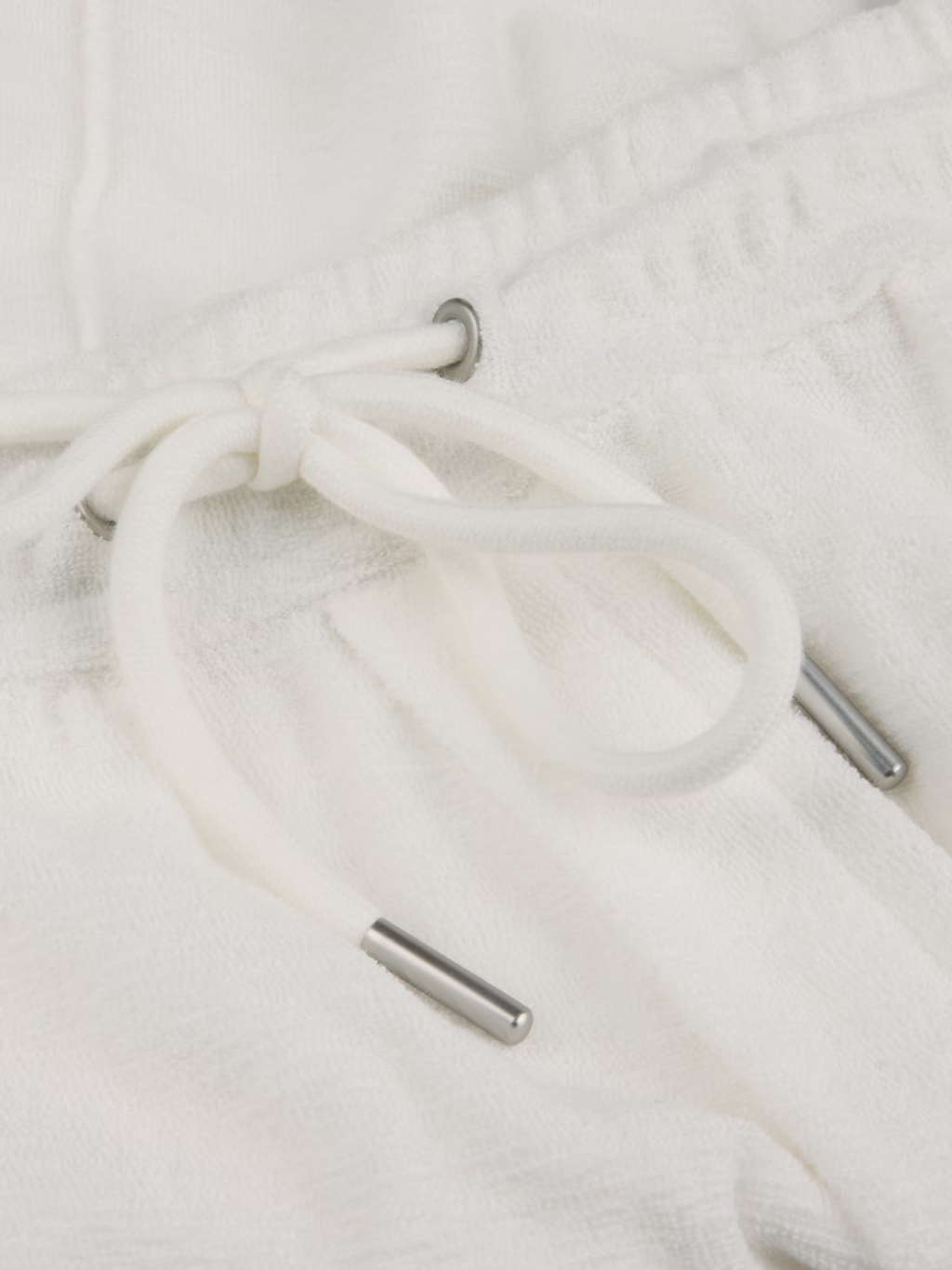 Stenströms Frottee-Shorts Weiß Frivor