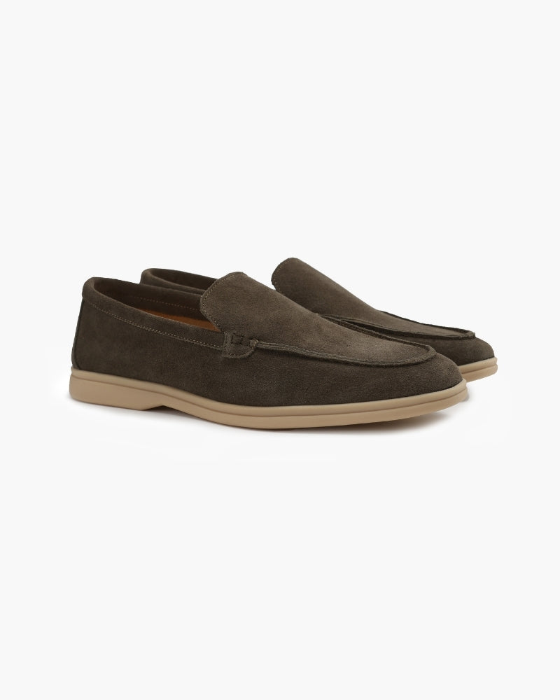 Old Money Premium Suede Loafers Frivor