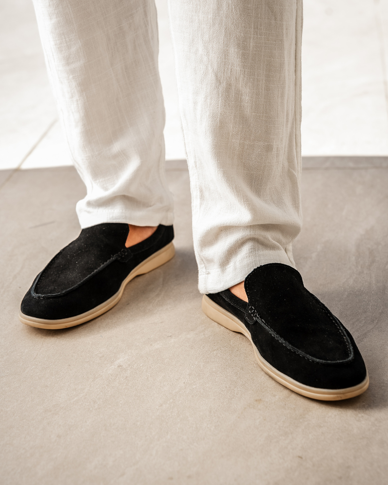 Old Money Premium Suede Loafers Frivor