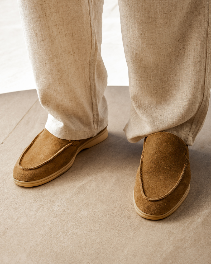 Old Money Premium Suede Loafers Frivor