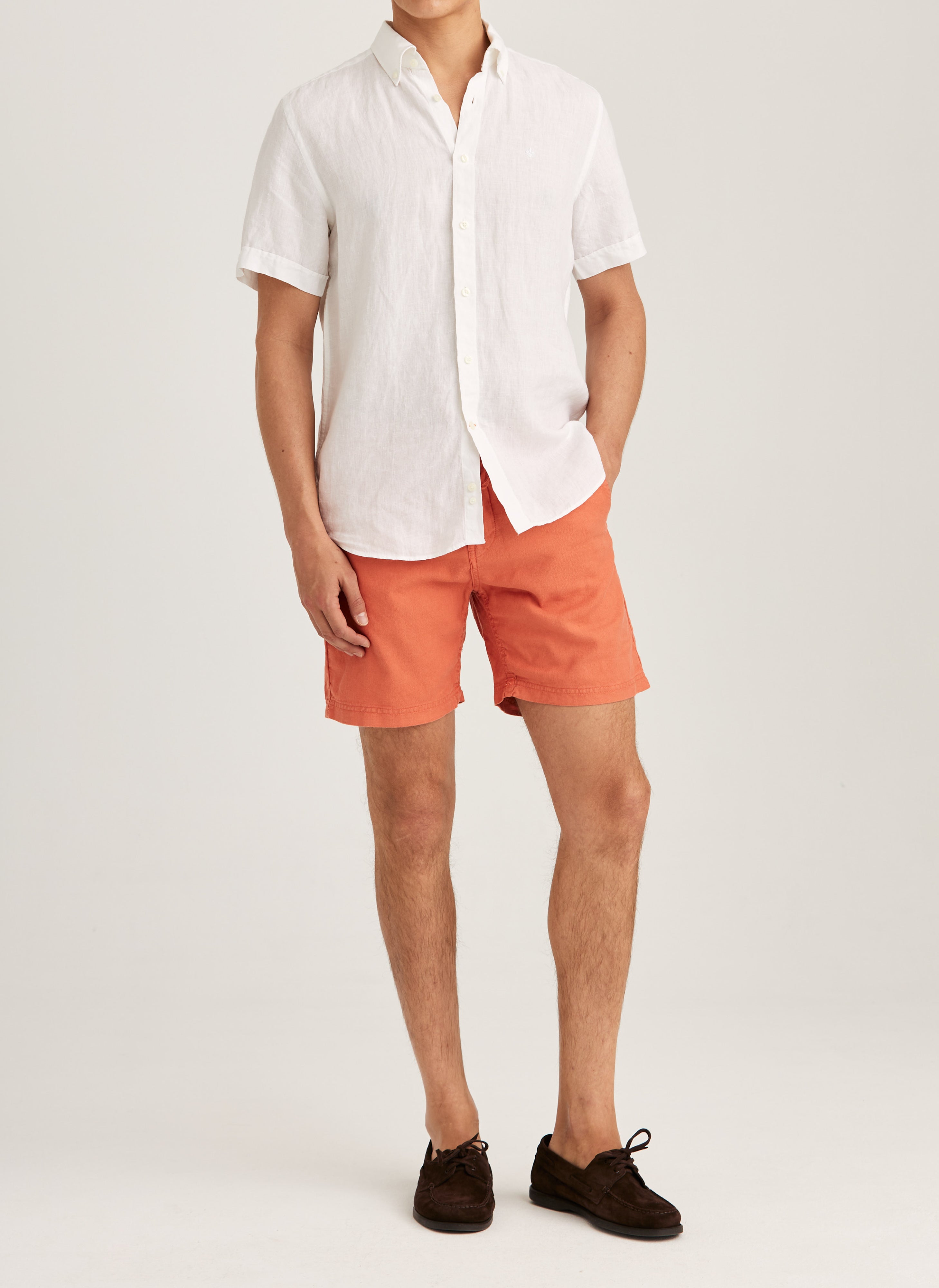 Fenix Leinen Bermudas Morris Stockholm Orange Frivor