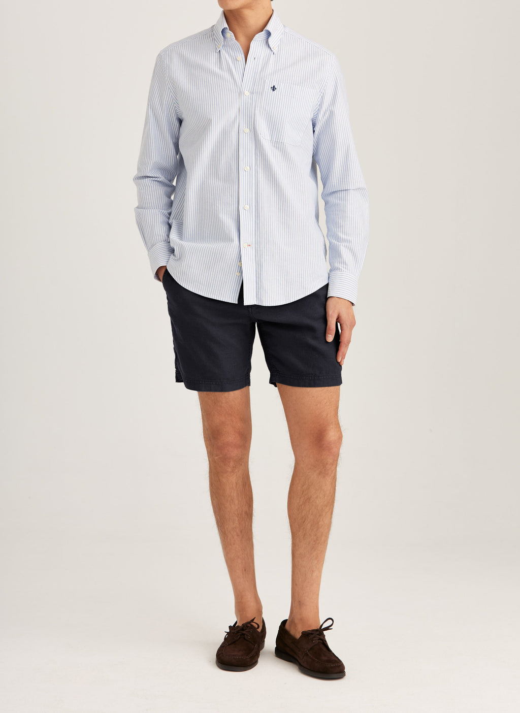Fenix Leinen Bermudas Morris Stockholm Navy Frivor