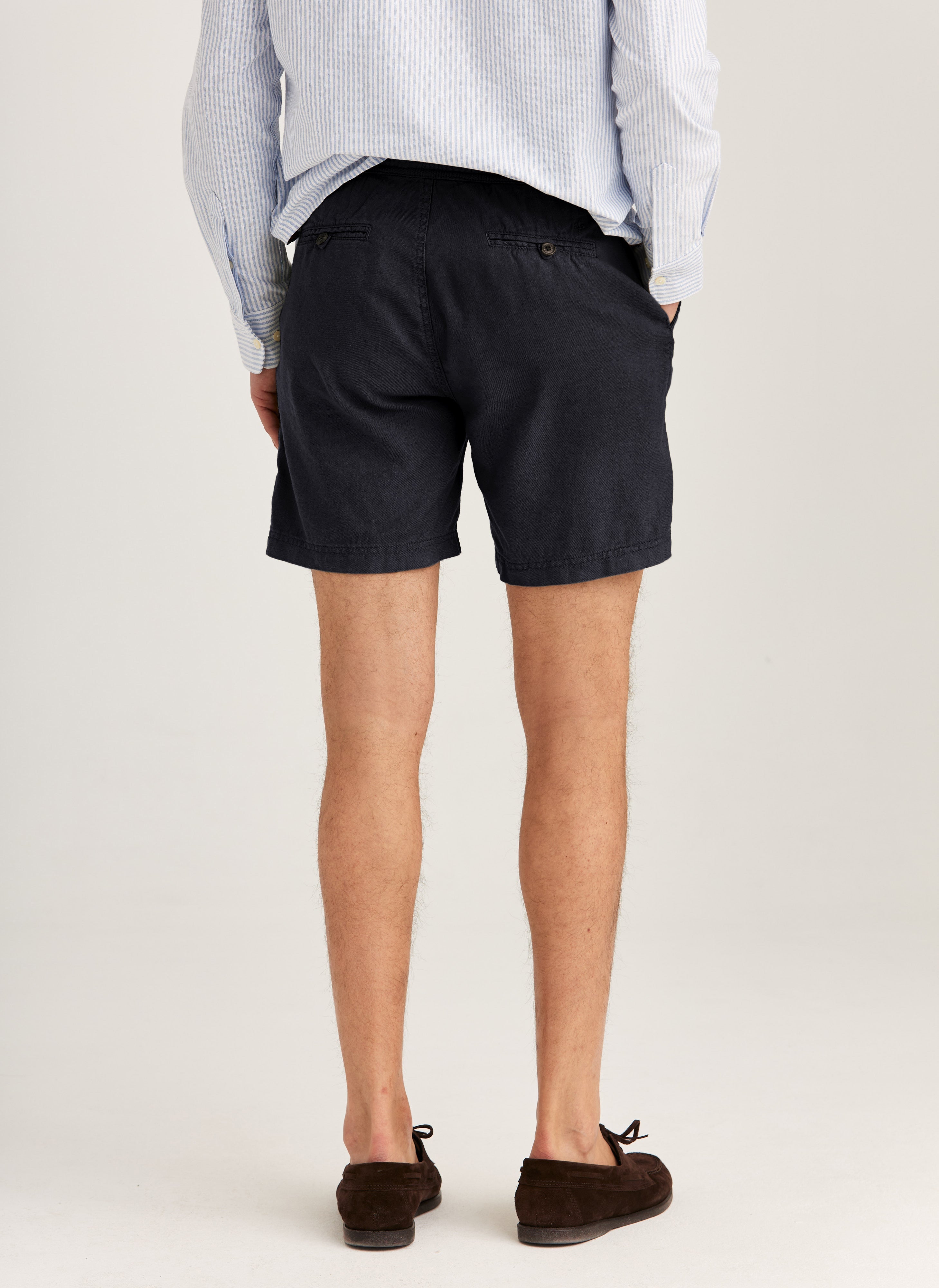 Fenix Leinen Bermudas Morris Stockholm Navy Frivor