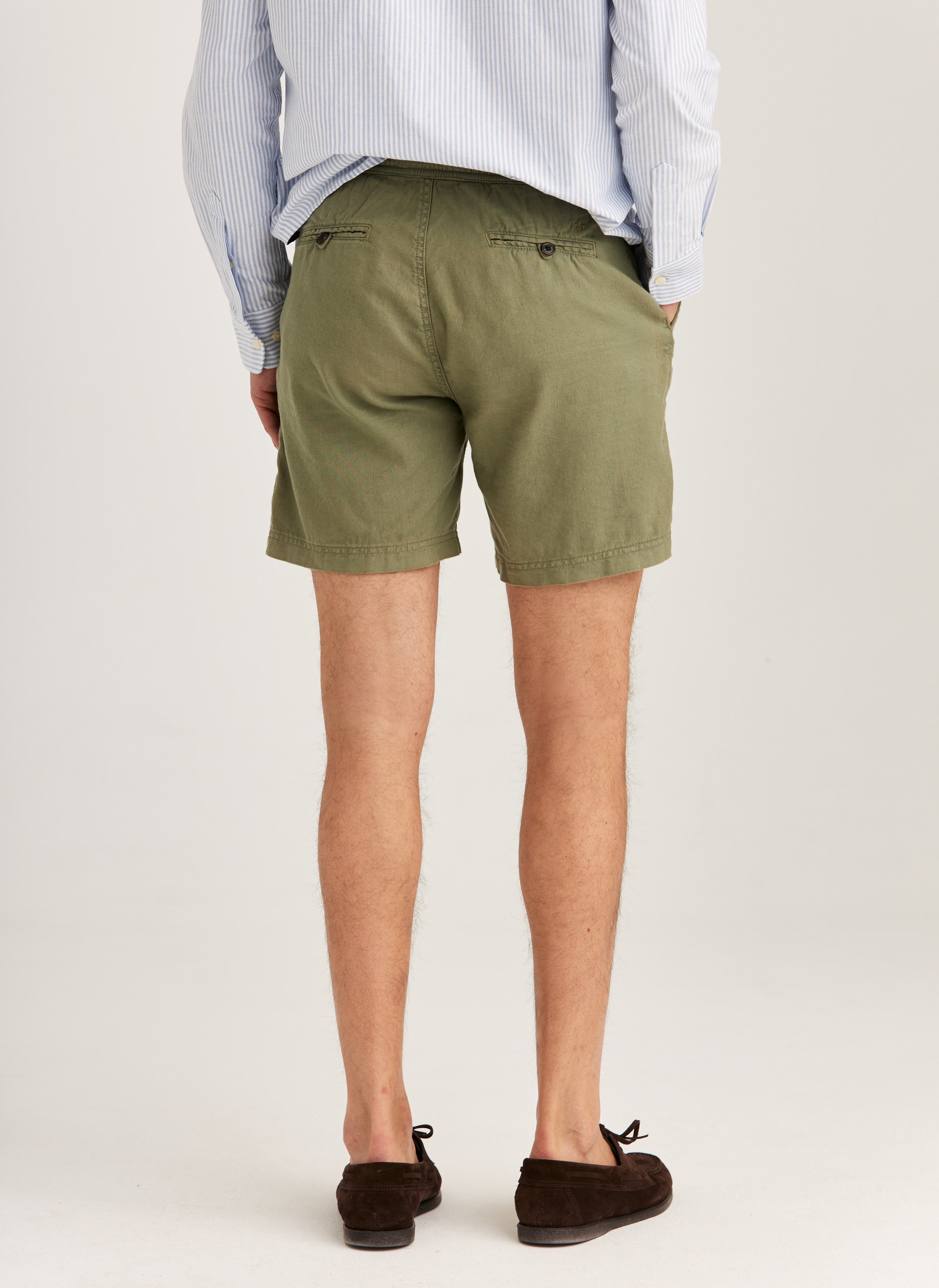 Fenix Leinen Bermudas Morris Stockholm Olive Frivor