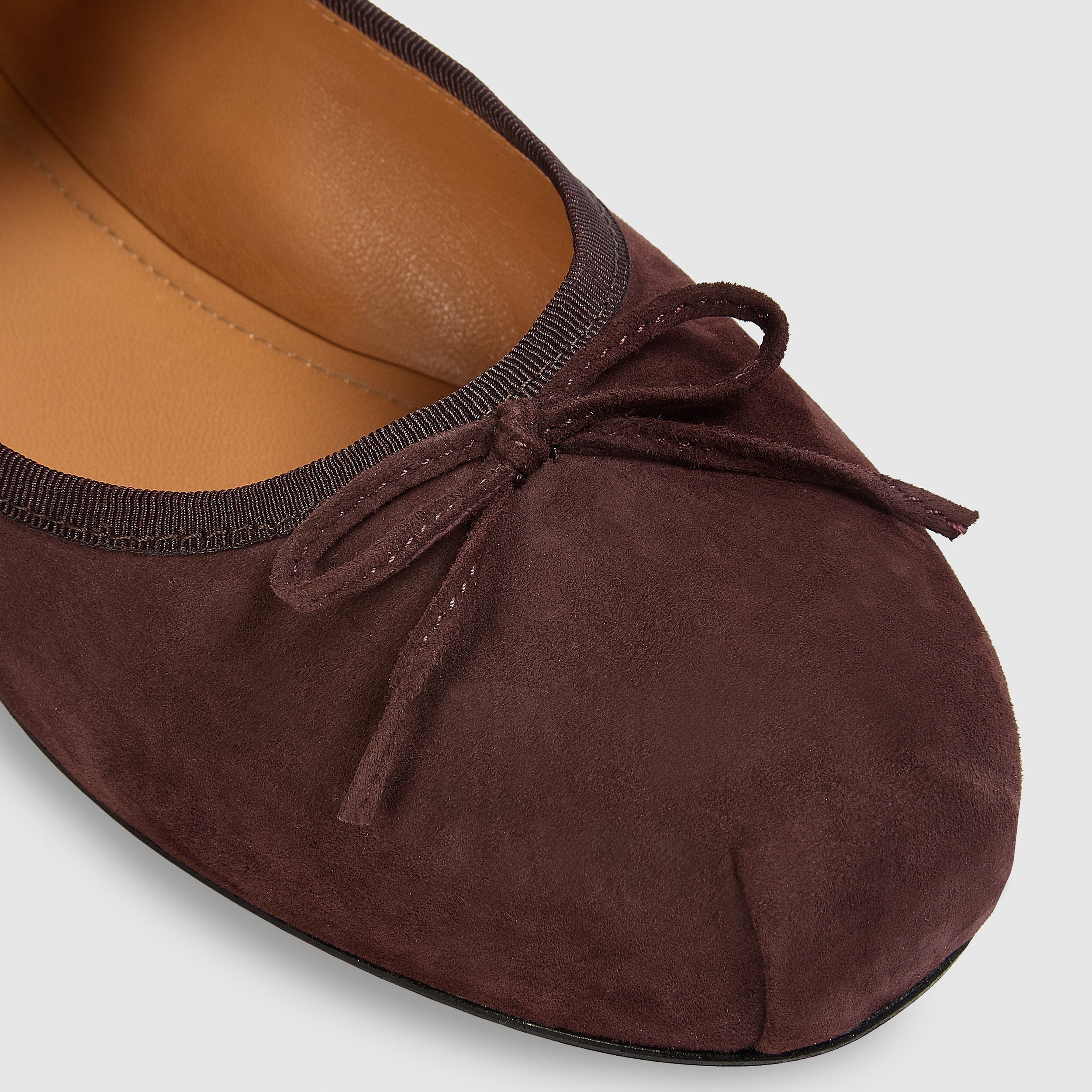 Juna Ballet Flats - Chocolate