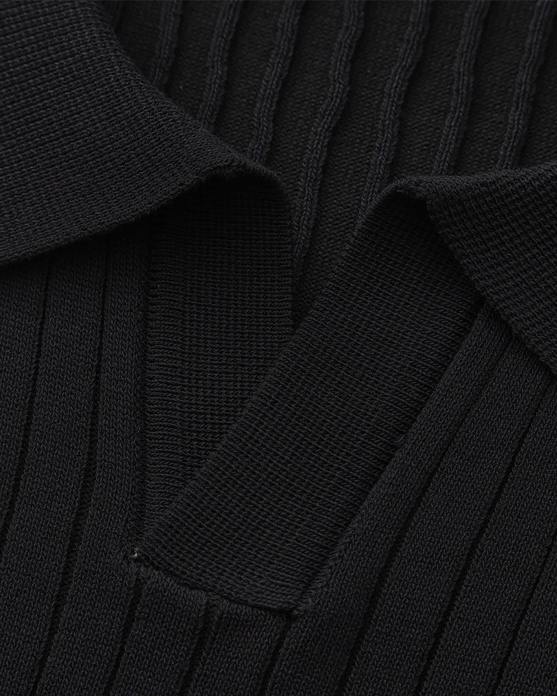 Premium Ribbed Polo Frivor