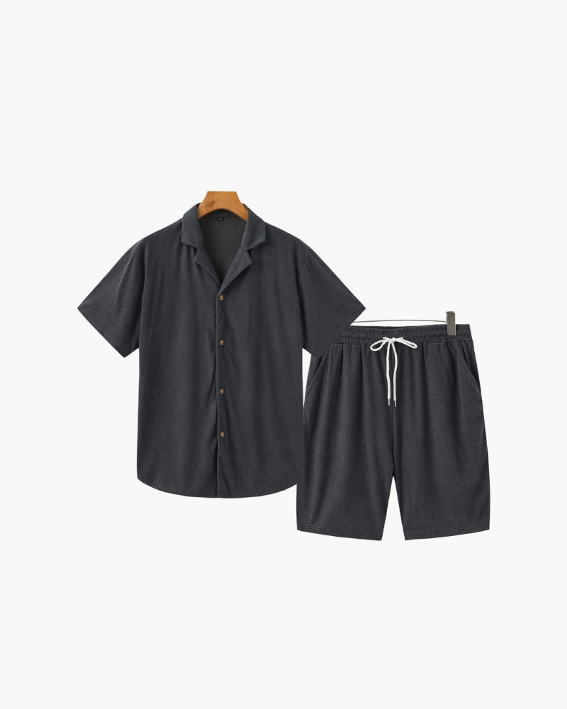 The Riviera Velvet Cord Set Frivor