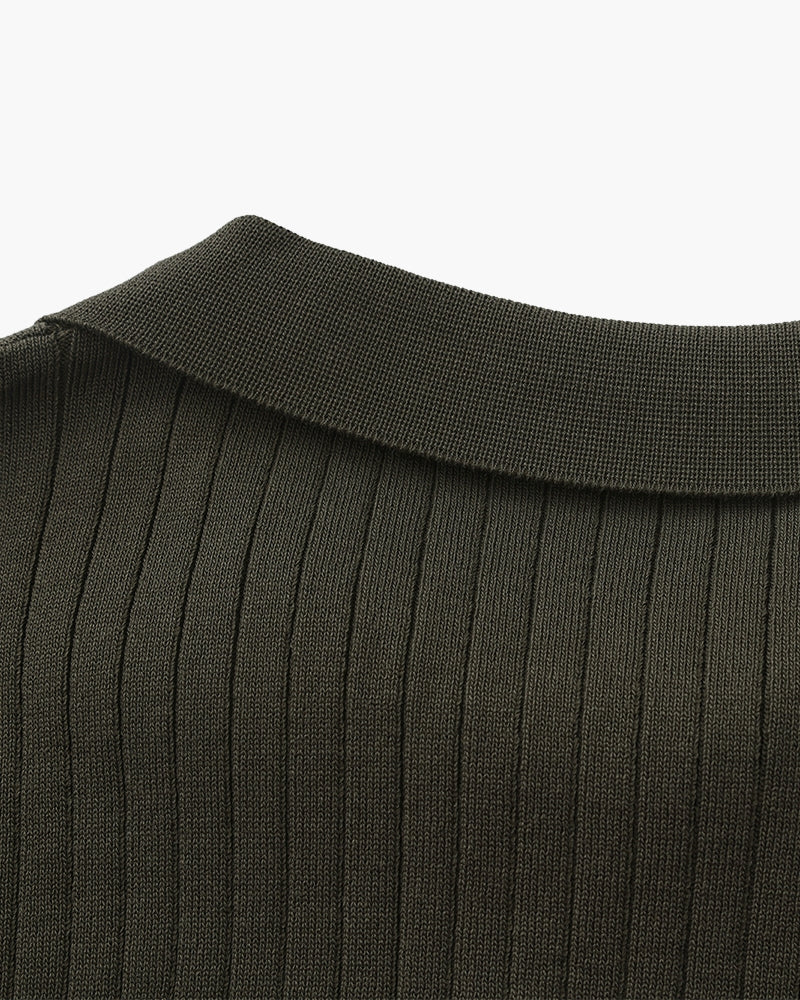 Premium Ribbed Polo Frivor