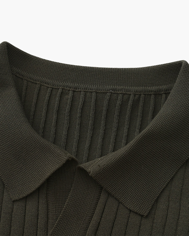 Premium Ribbed Polo Frivor
