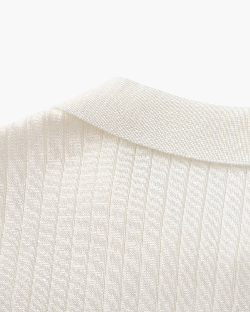 Premium Ribbed Polo Frivor