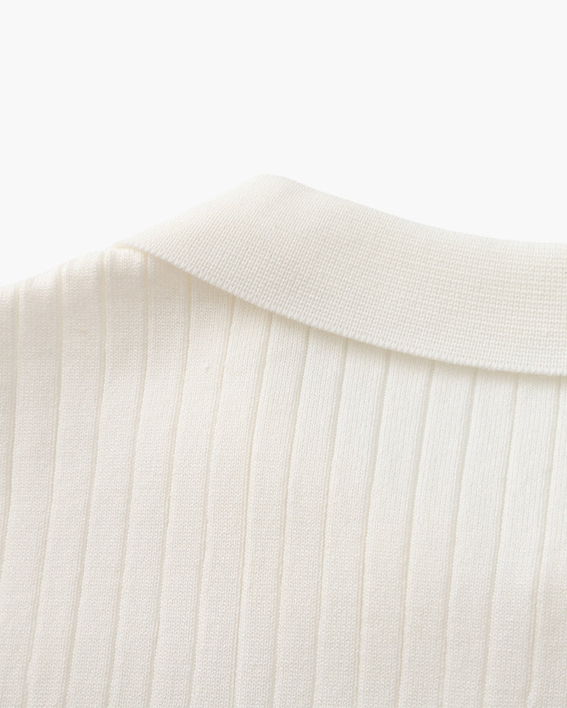 Premium Ribbed Polo Frivor
