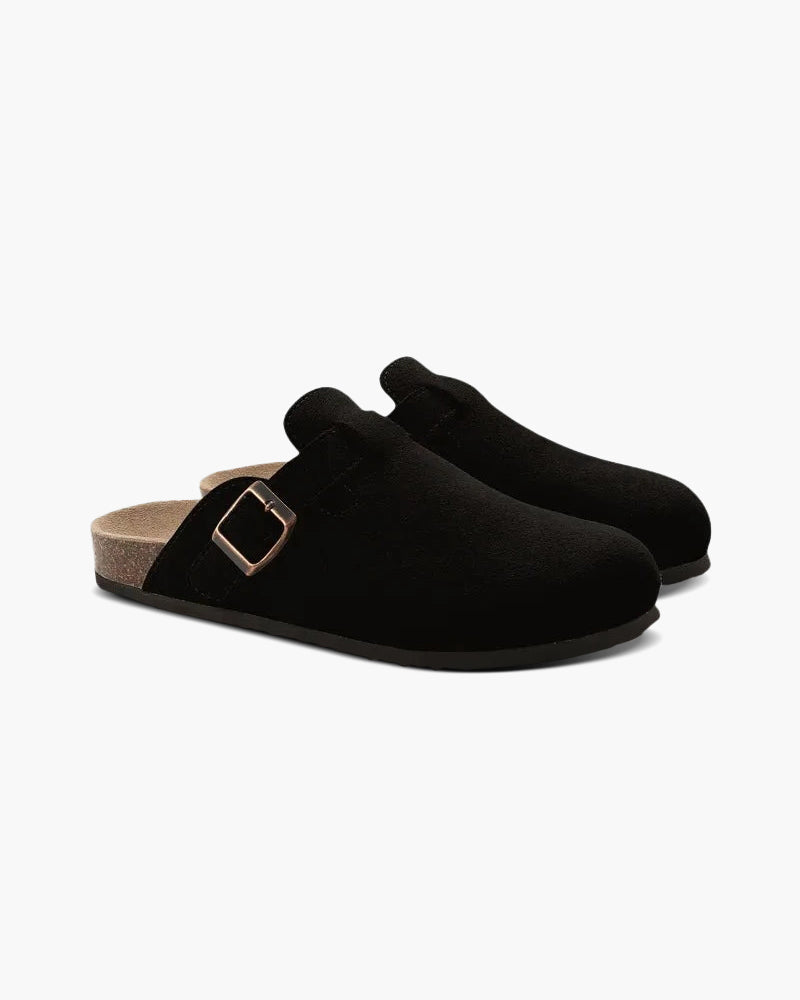 Old Money Suede Clogs Frivor