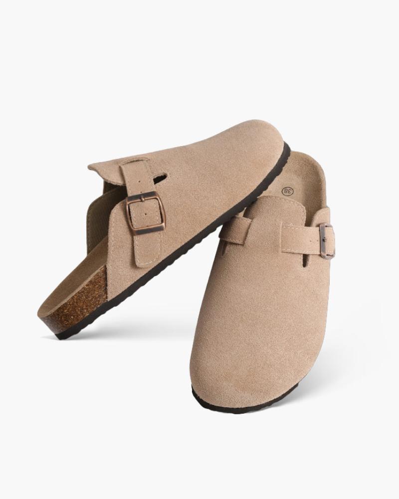 Old Money Suede Clogs Frivor