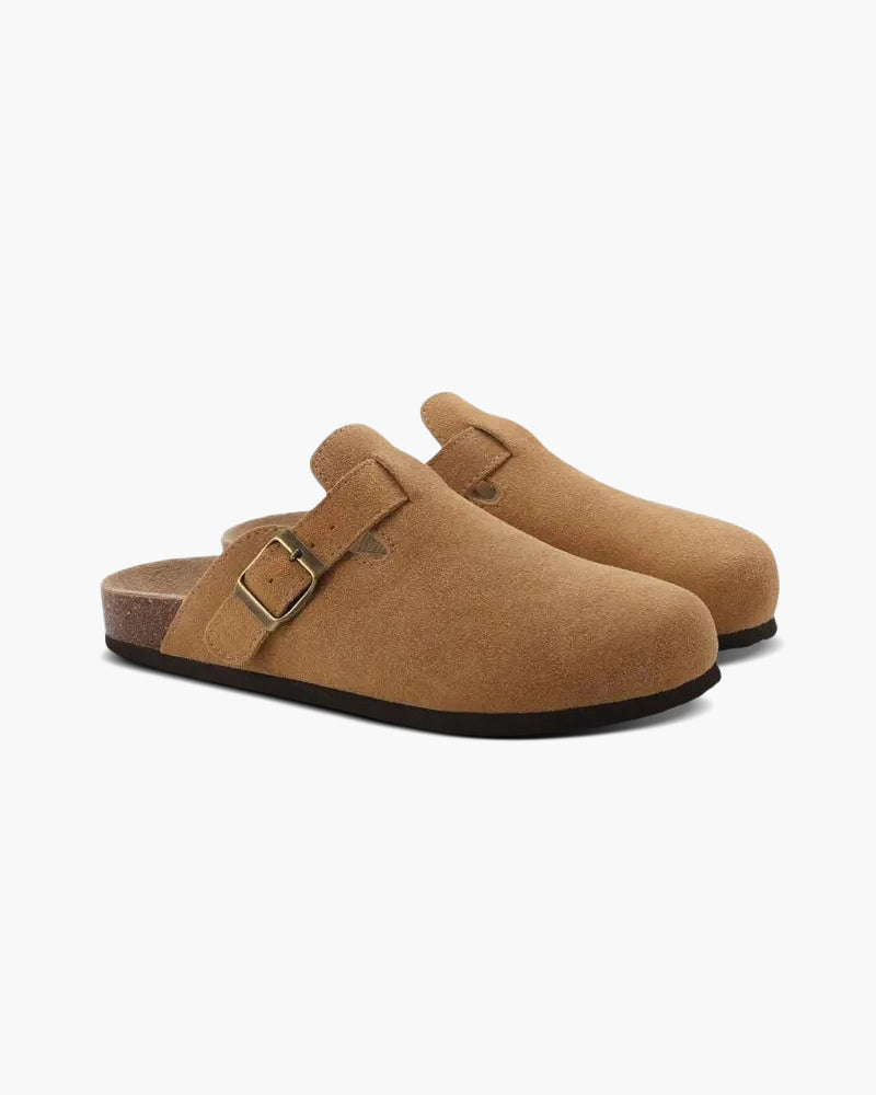 Old Money Suede Clogs Frivor