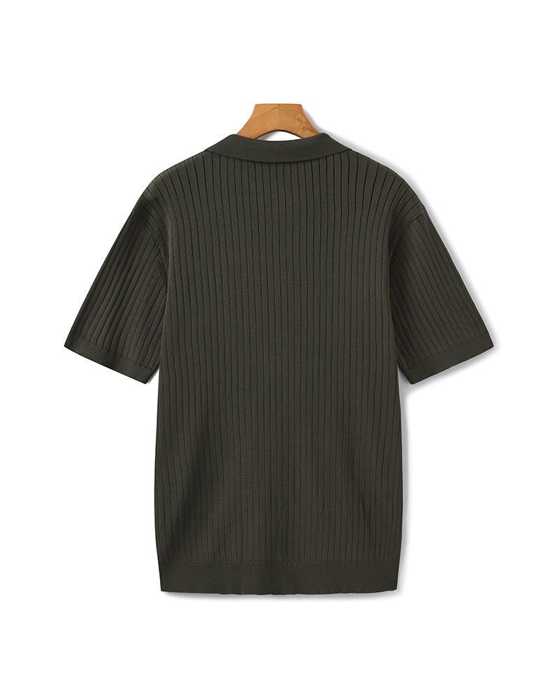 Premium Ribbed Polo Frivor