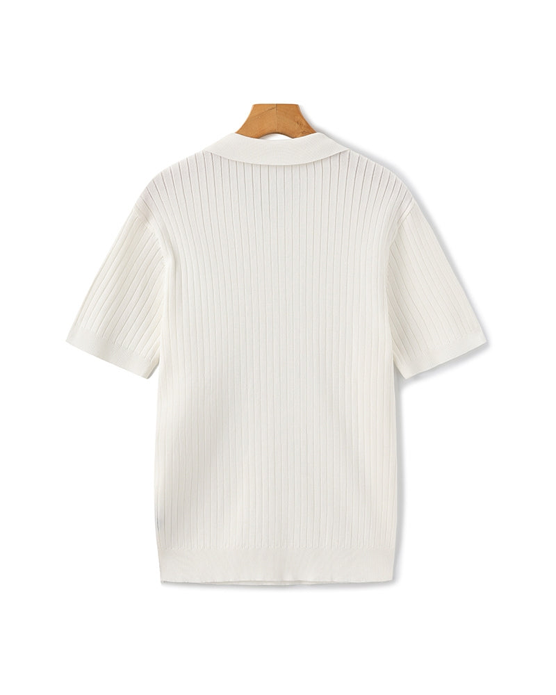 Premium Ribbed Polo Frivor