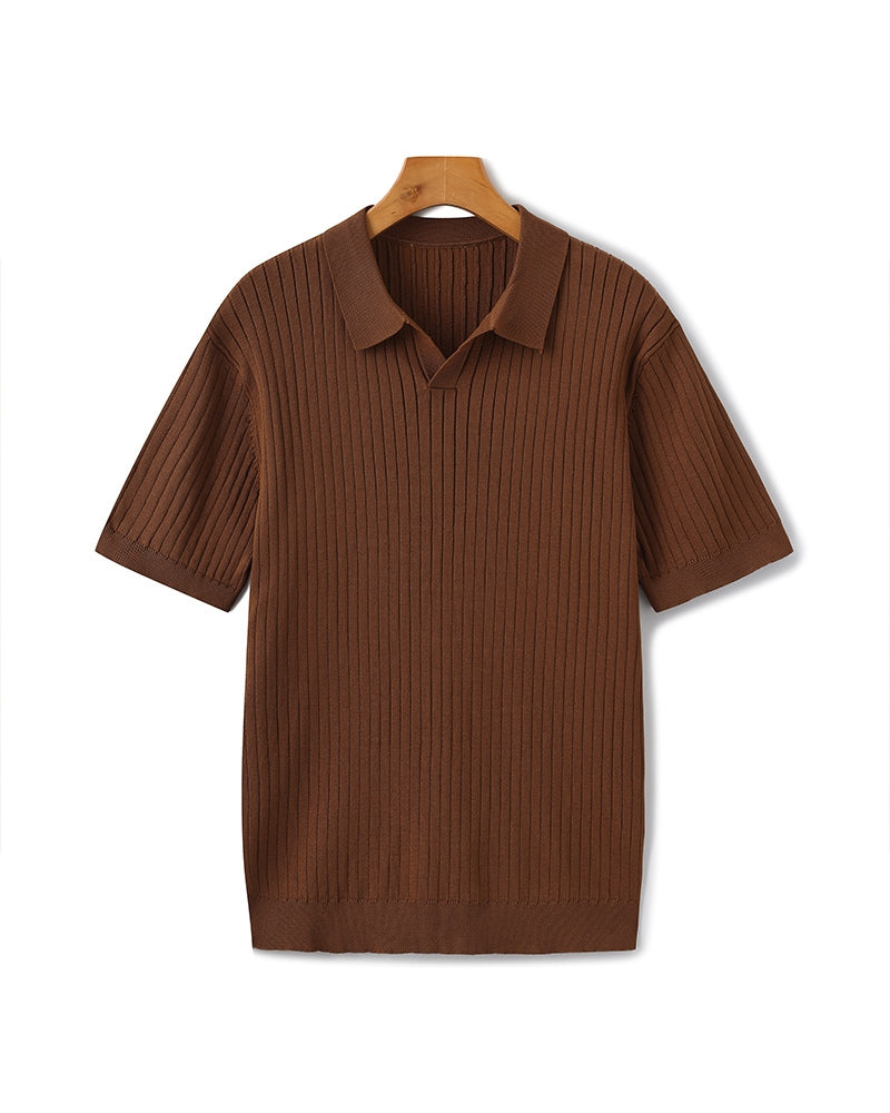 Premium Ribbed Polo Frivor
