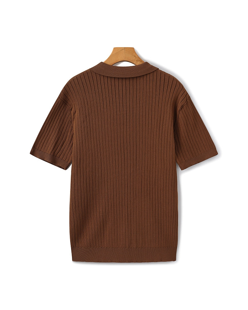 Premium Ribbed Polo Frivor