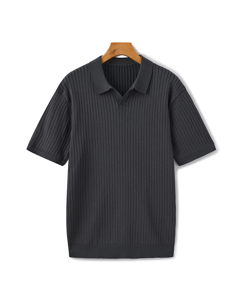 Premium Ribbed Polo Frivor