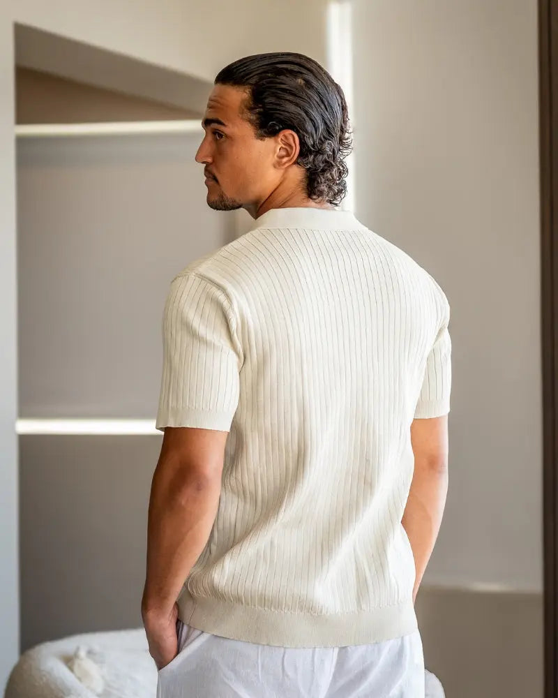 Premium Ribbed Polo Frivor