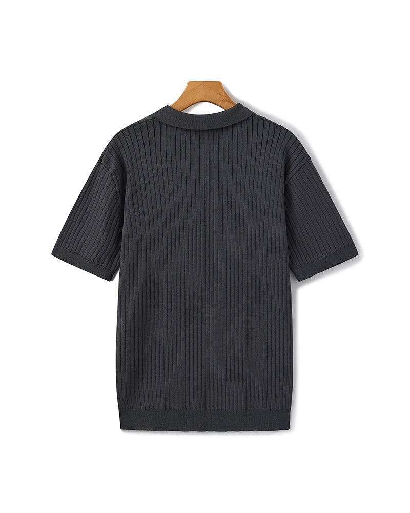 Premium Ribbed Polo Frivor