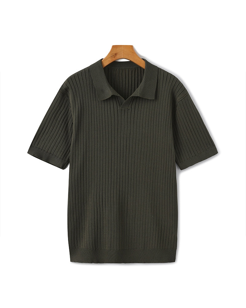 Premium Ribbed Polo Frivor