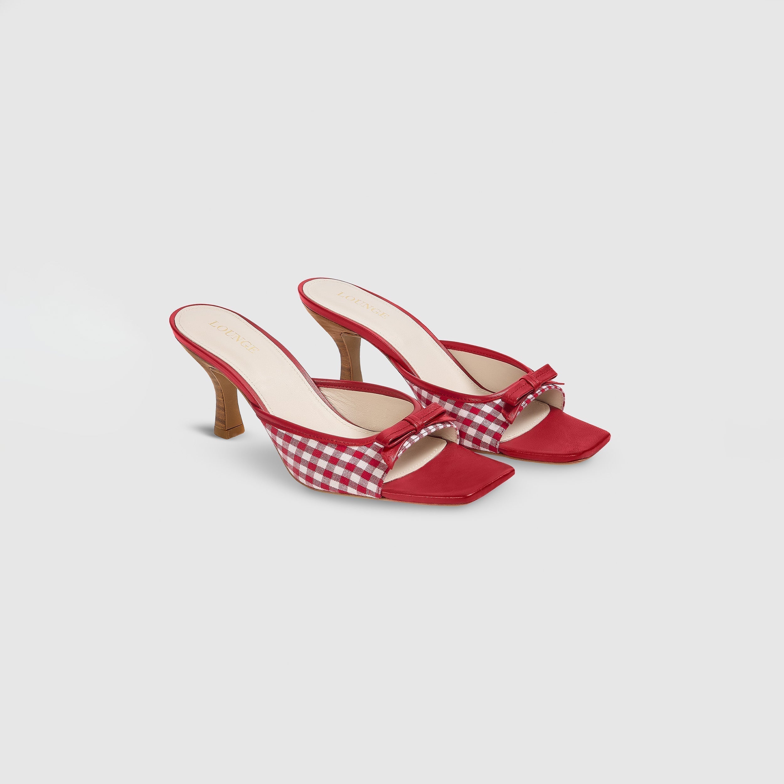 Moxie Kitten Heels - Gingham