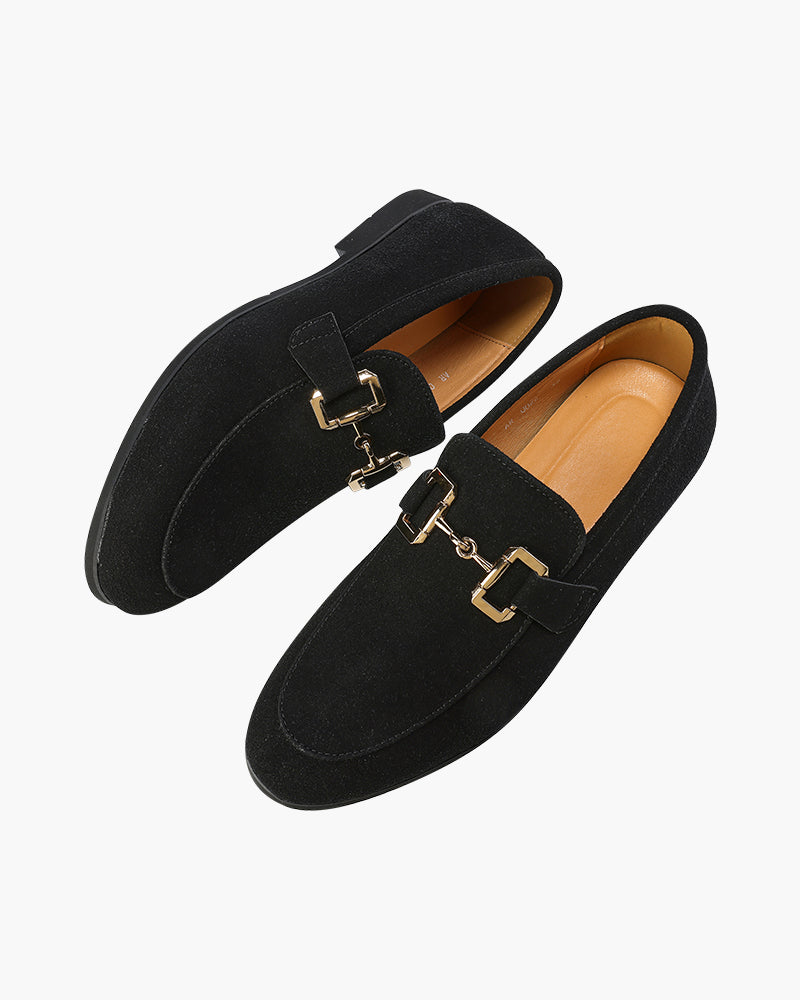 Luxury Suede Loafers Frivor