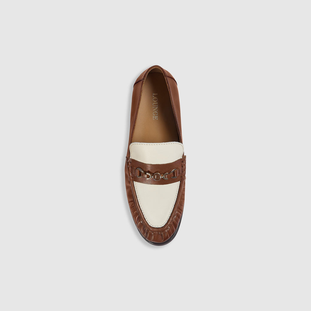 Agnes Loafers - Tan/Cream